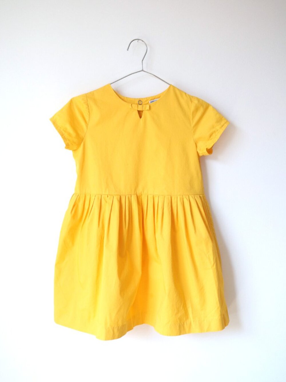 Jacadi Yellow Cotton Dress / 6-8Y